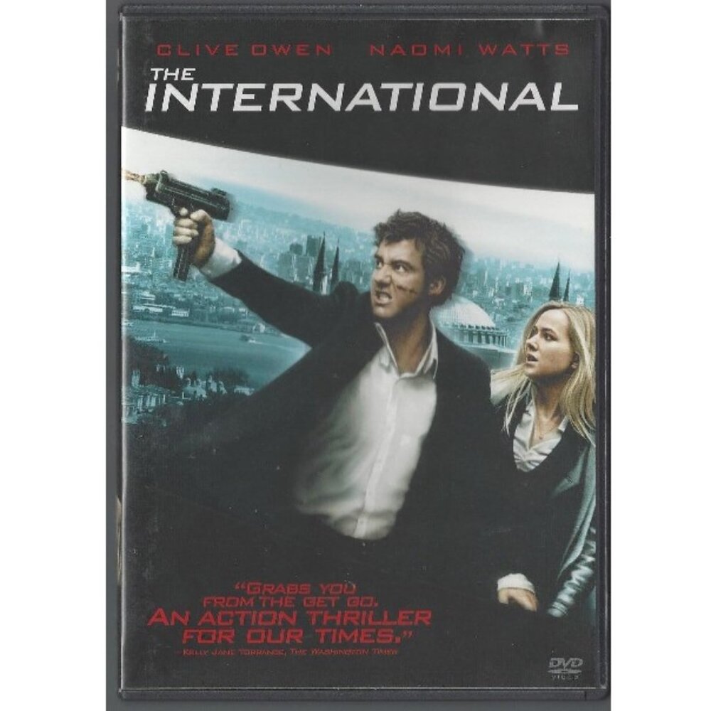 "THE INTERNATIONAL" Widescreen, Dolby, BONUS DVD w/Special features. NEW - MINT